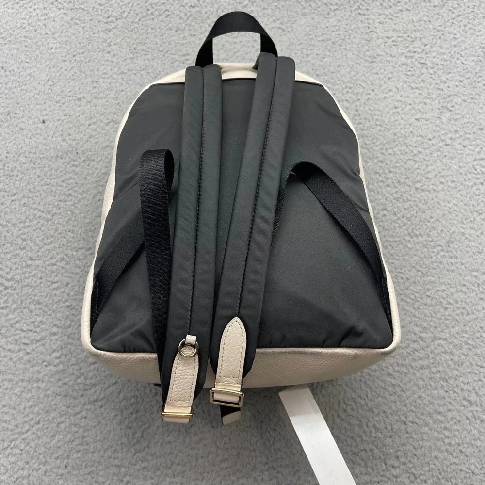 Coach F80550 Pebble Chalk Leather Medium Charlie Backpack Jordyn Handbag Daypack